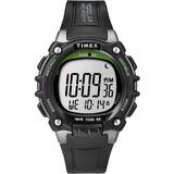 Ironman Classic 100 Full-size Resin Strap Watch Silver-tone/black/digital - Black - Timex Watches