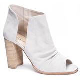 Loyalty Peep Toe Bootie - Gray - Chinese Laundry Boots