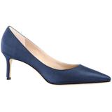 60 Pointy Toe Dress Pumps - Blue - Nina Heels