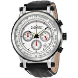 Chronograph Silver Dial Watch - Metallic - August Steiner Watches