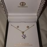 Giani Bernini Jewelry | 18k Gold Over Sterling Silver Earrings & Necklace | Color: Gold | Size: Os