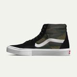 Vans Shoes | Camo - Womens Custom Sk8-Hi Pro L | Color: Black/Green | Size: 10