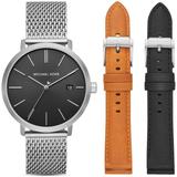 Blake Three-hand Stainless Steel Watch Gift Set - Metallic - Michael Kors Watches