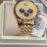 Michael Kors Accessories | Brand New With Original Box&Tags Mk8494 Mens Watch | Color: Gold | Size: Os