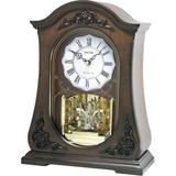 August Grove® WSM Chelsea Mantel Clock Wood in Brown, Size 13.6 H x 10.2 W x 4.72 D in | Wayfair 2CF5FC700F7B46C59AD5692FD4EB70E3