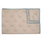Harriet Bee Woodside Stroller Blanket 100% Cotton in Blue/White, Size 48.0 H x 38.0 W x 0.25 D in | Wayfair A2D6C5C417024D6CB03F97AE5FC84FDA