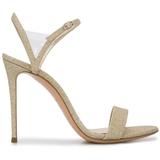 Glittered 110mm Sandals - Metallic - Casadei Heels