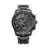 Citizen Eco-Drive Men's PCAT Black Ion Plated Atomic Watch - CB5887-55H, Grey