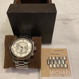 Michael Kors Accessories | Authentic Michael Kors Silver Mens Watch | Color: Silver | Size: Os