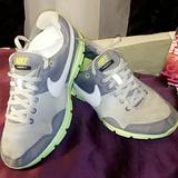 Nike Shoes | 2 For $25 !Nike Lunarfly Ladies Shoes | Color: Gray/Green | Size: 7.5