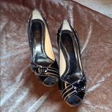 Coach Shoes | Coach Peep Toe Pumps | Color: Black | Size: 8.5