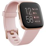 Versa 2 Rose Elastomer Strap Touchscreen Smart Watch 39mm - Pink - Fitbit Watches