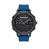 Skechers Men's Analog Digital Lawndale Blue Watch