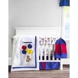 Harriet Bee Judsonia 6 Piece Crib Bedding Set Cotton Blend in Blue/White, Size 12.0 W in | Wayfair 3ABAC896B9F6489981ACFE437225FACA