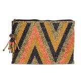 Paths and Mountains,'Zigzag Pattern Beaded Coin Purse from Guatemala'