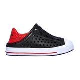 Skechers Boy's Foamies: Guzman Steps - Aqua Surge Sneakers, Black/Red, Size 9.0