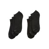 Nautica Men's Athletic Core Low Cut Socks, 6-Pack Black, OS