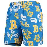 Men's Wes & Willy Blue UCLA Bruins Floral Volley Swim Trunks