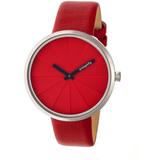 The 4000 Red Dial Watch - Red - Simplify Watches