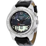 T-touch Ii Perpetual Alarm World Time Chronograph Watch 00 - Black - Tissot Watches