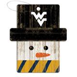 Fan Creations Snowman Holiday Shaped Ornament Wood in Black/Brown/White, Size 4.25 H x 4.0 W x 0.25 D in | Wayfair C0980-West Virginia
