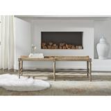 Rosecliff Heights Melany Wood Bench Wood/Wicker/Rattan in Brown, Size 18.0 H x 60.0 W x 18.0 D in | Wayfair 337A0A2F8A314DD4AAFAE0AC95F40480