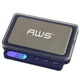 American Weigh Scales Digital Pocket Scale, Leather, Size 4.0 H x 3.0 W x 1.0 D in | Wayfair CARD2-600-BLU