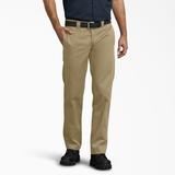 Dickies Men's Slim Fit Straight Leg Work Pants - Khaki Size 34 X (WP873)