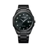 Citizen Eco-Drive Men's Corso Diamond Accent Black Ion-Plated Watch - BM7495-59G, Size: Large