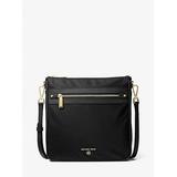 Michael Kors Jet Set Large Nylon Gabardine Messenger Bag Black One Size