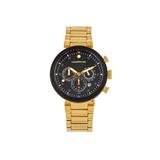 Morphic M87 Series Chronograph Bracelet Watch w/Date Gold/Black One Size MPH8705