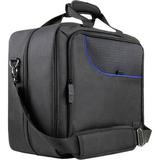 USA GEAR S13 Travel Carrying Case for PlayStation 4 (Gray/Blue) GRSLS13100BLEW