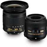 Nikon Landscape & Macro 2 Lens Kit with 10-20mm f/4.5-5.6 and 40mm f/2.8 Lenses 13534