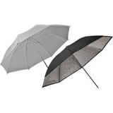 Elinchrom Two Piece Umbrella Set - Translucent, Silver - 33" EL26062
