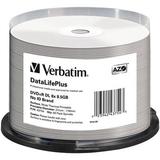 Verbatim DVD+R DL 8.5 GB Thermal Printable Recordable Discs (Spindle Pack of 50) 43754