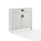 Fremont Accent Cabinet Distressed White - Crosley CF6124-WH