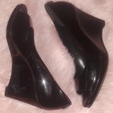 Ralph Lauren Shoes | Black Ralph Lauren Wedges | Color: Black | Size: 8