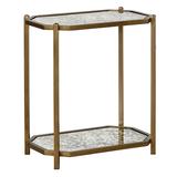 Kendall Side Table Antique Mirror - Ballard Designs