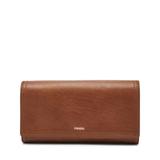 Logan Rfid Flap Clutch Wallet Sl7833200 - Brown - Fossil Wallets