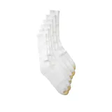 Gold Toe Men's Big & Tall Crew Socks - 6-Pack, White