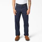 Dickies Men's Regular Straight Fit Jeans - Rinsed Indigo Blue Size 34 29 (9393)