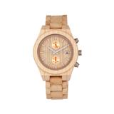 Earth Wood Castillo Bracelet Watch w/Date Khaki One Size ETHEW5101
