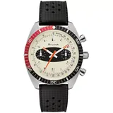 Bulova Men's Chronograph Black Silicone Strap Watch - 98A252K, Size: Large