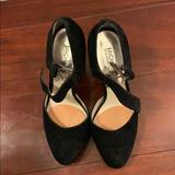 Michael Kors Shoes | Black Suede Michael Kors Platform Mary Janes | Color: Black | Size: 6