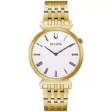 Bulova Men's Gold Tone Stainless Steel Watch - 97A153K, Size: Medium
