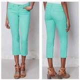 Anthropologie Jeans | Anthropologie Pilcro Aqua Stet Cropped Jeans | Color: Blue/Green | Size: 29