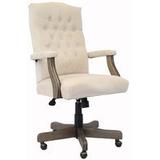 Velvet Button Tufted Traditional Swivel Chair