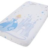 Disney Princess Cinderella Fitted Crib Sheet Polyester in White, Size 8.0 H x 28.0 W x 52.0 D in | Wayfair 8908003P