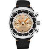 Monaco Quartz White Dial Mens Watch - Metallic - Stuhrling Original Watches