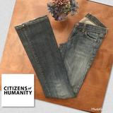 Anthropologie Jeans | Anthropologie Cohkelly #001 Low Waist Boot 26x33 | Color: Blue | Size: 24
